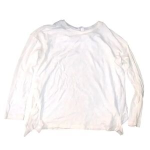 LC Lauren Conrad ruffle side hem long sleeve tee